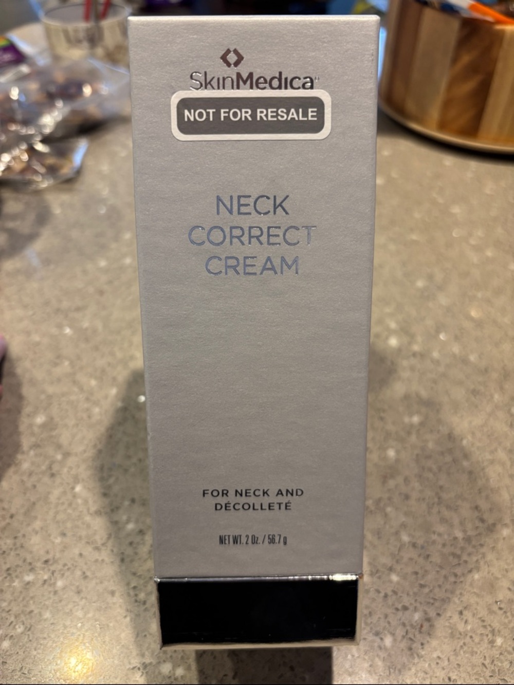 SkinMedica Neck Correct Cream Light Gray Box